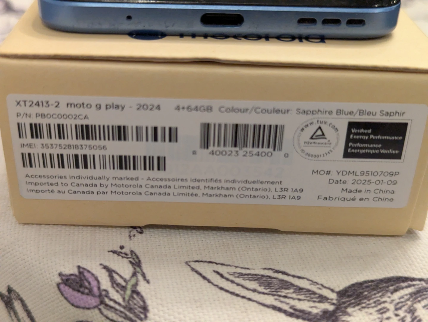 Motorola Moto G Play 2024 Sapphire Blue - photo 4