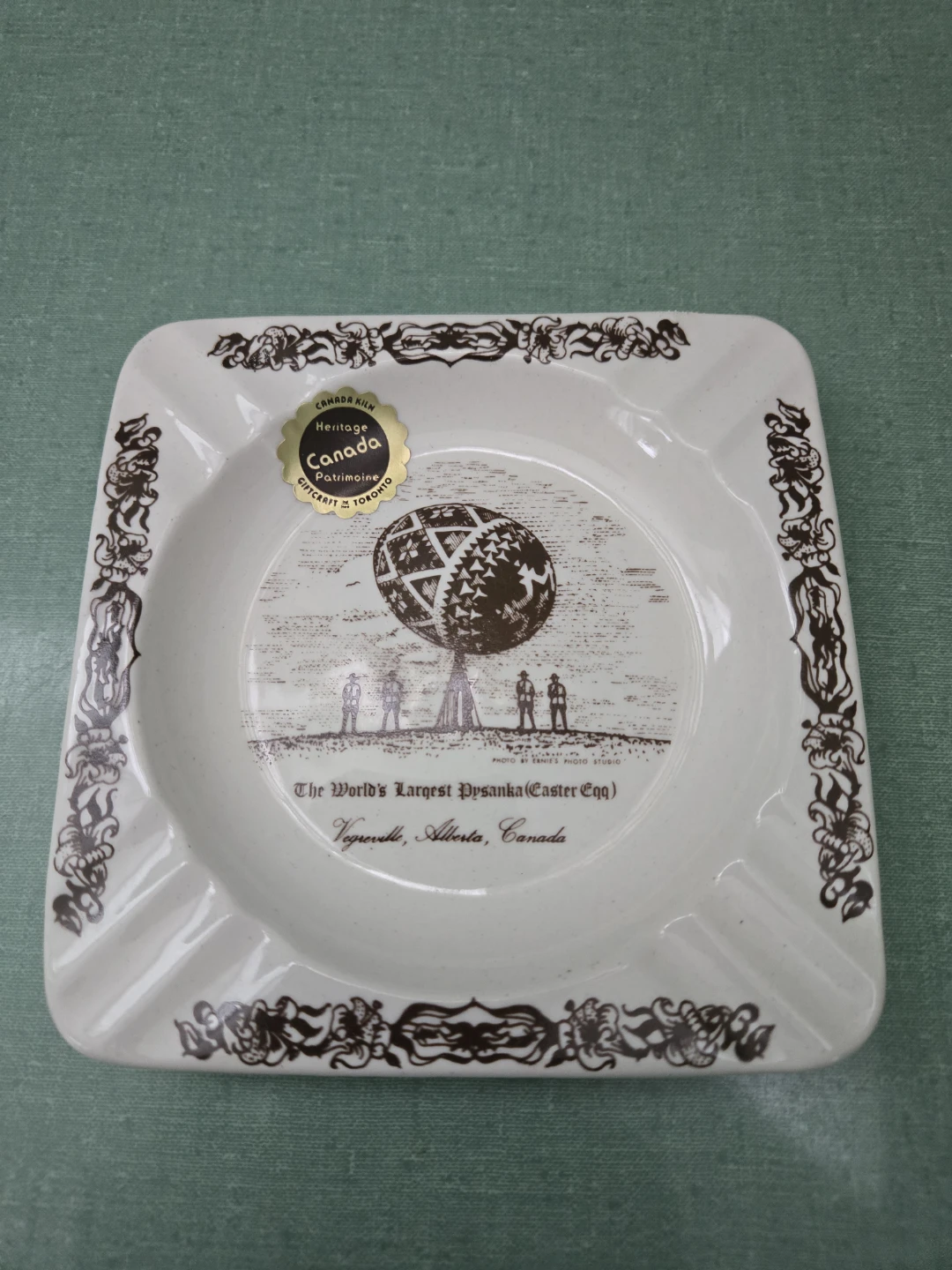 The World's Largest Pysanka (Easter Egg) Ceramic Ashtray