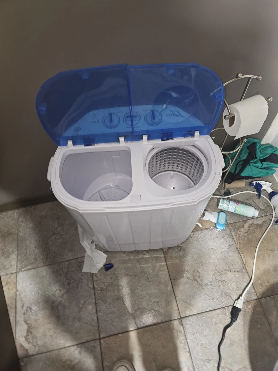 AXTON Twin Tub Portable Washing Machine AXWD-01