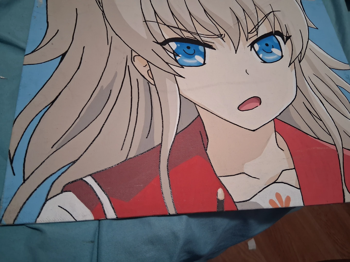 Anime Girl Canvas Painting
