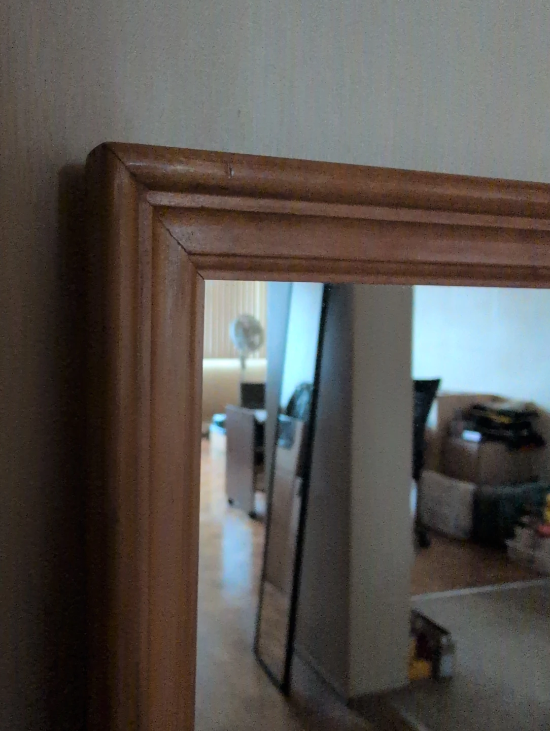 Full length wooden mirror - photo 4