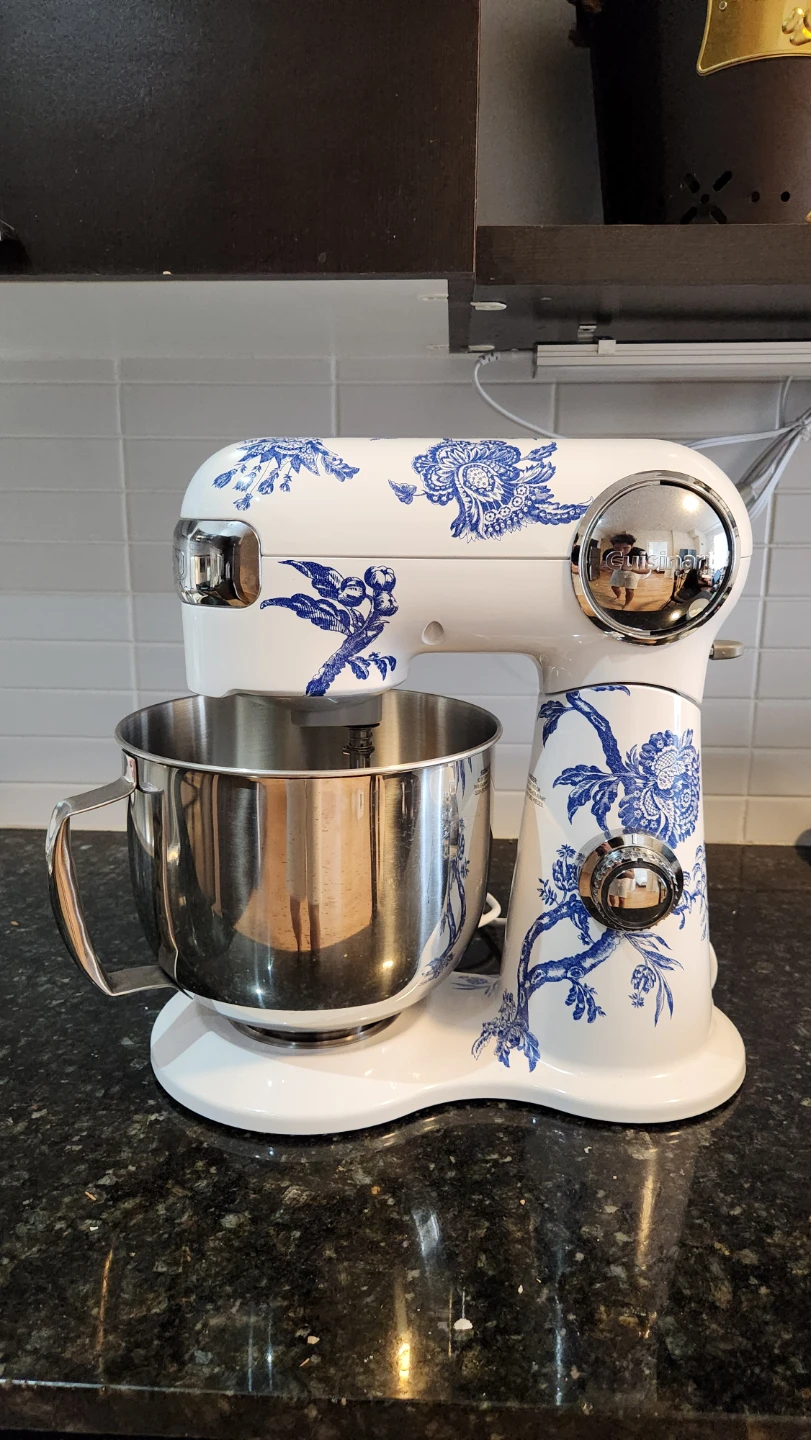 Cuisinart Stand Mixer Blue Floral