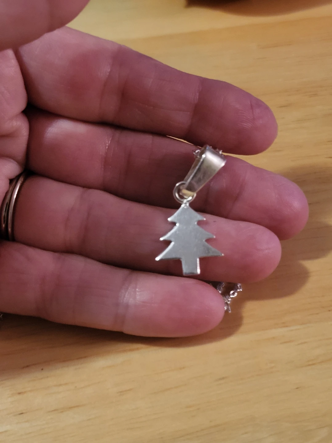 Silver Christmas Tree Necklace - photo 3