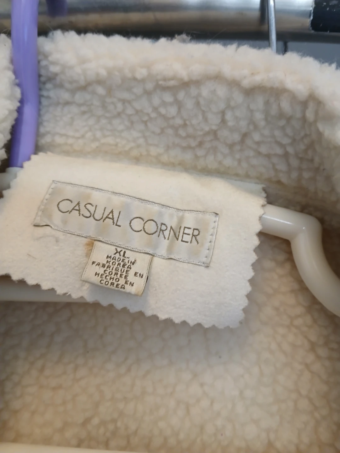 Casual Corner Cream Faux Shearling Vest - photo 2