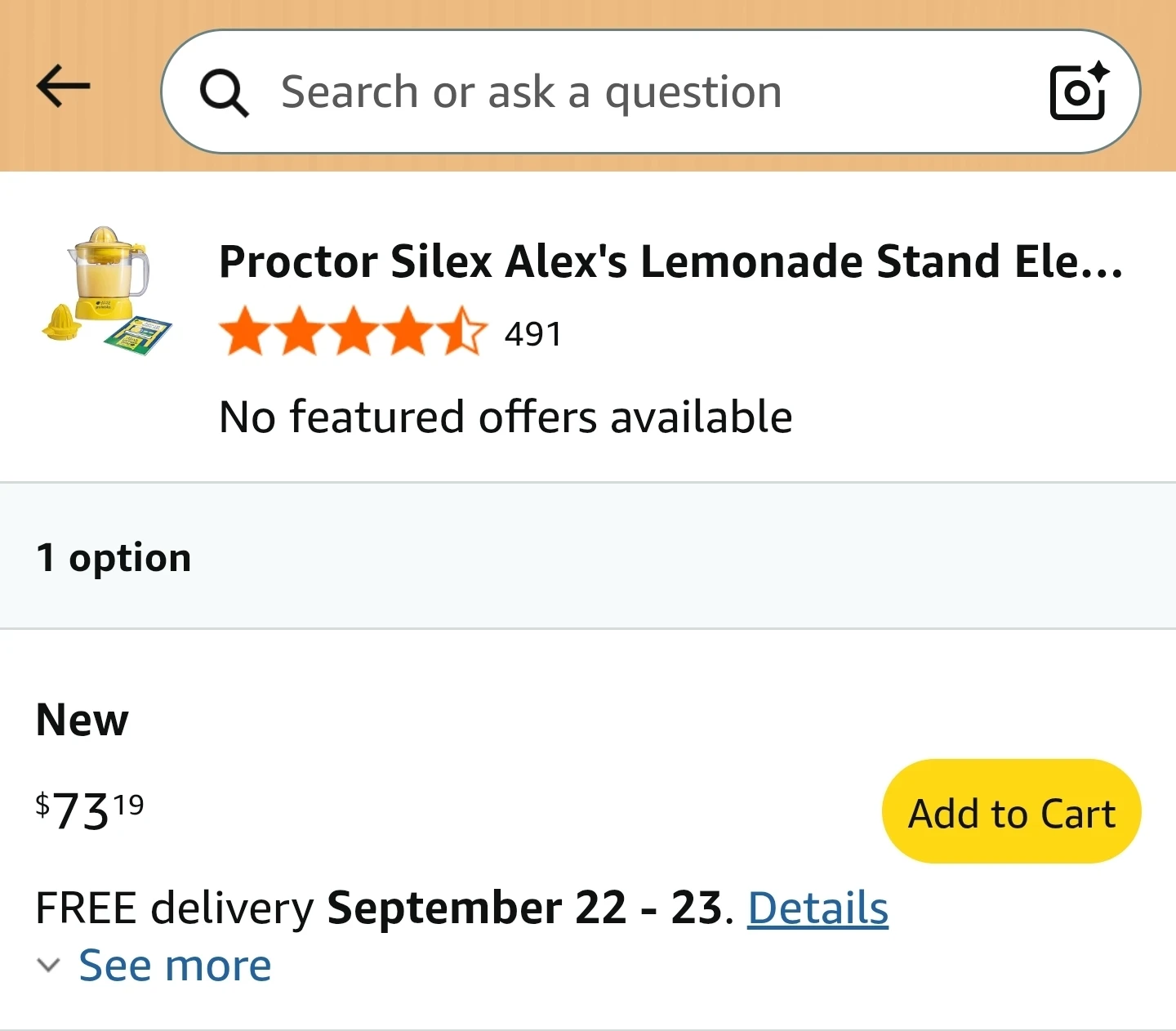 Proctor Silex Electric Citrus Juicer - photo 2