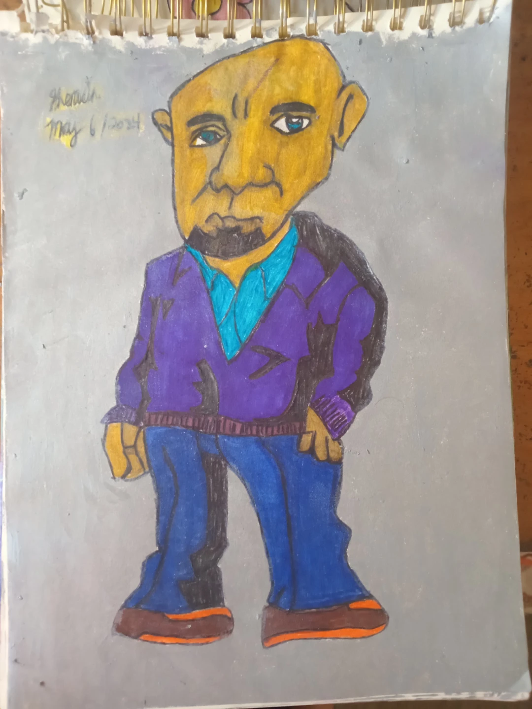 Simpson Character Drawing by Custom Artist Sherwin - photo 5