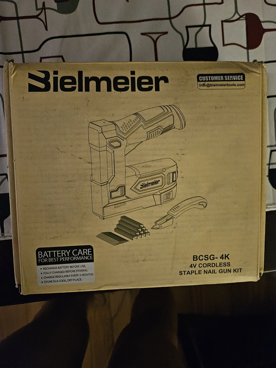 Bielmeier 4V Cordless Staple Nail Gun Kit - photo 2