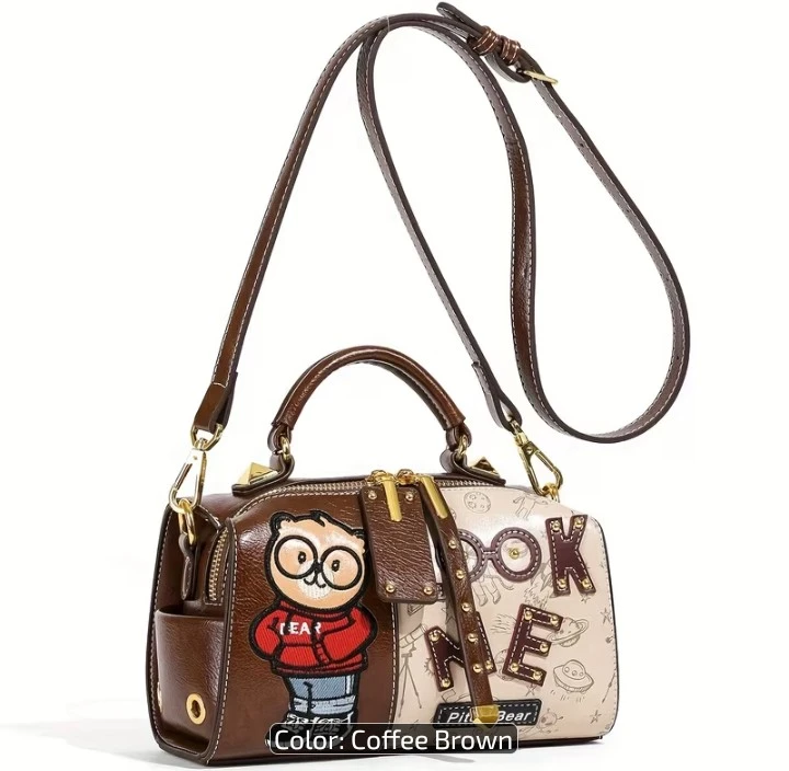 Cute Cartoon Bear Top Handle Bag-sling bag - photo 2