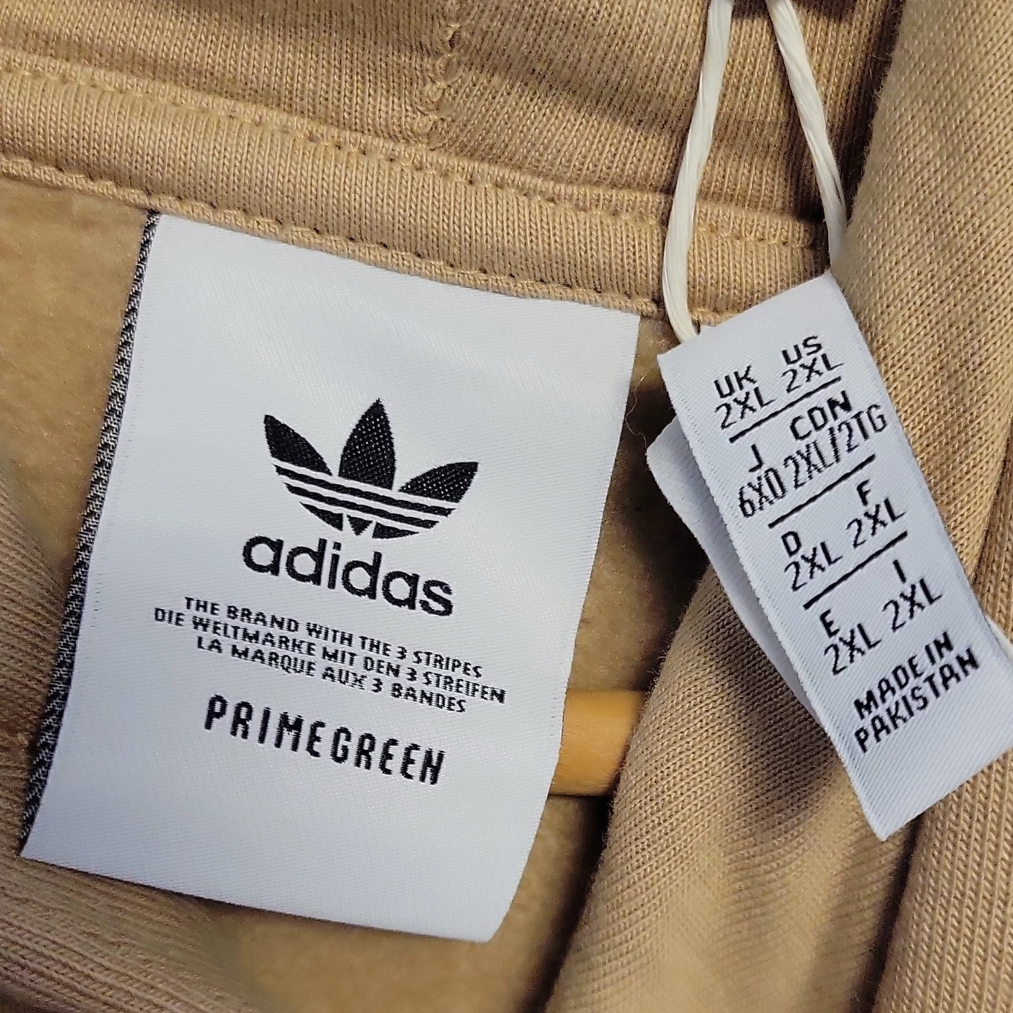 Adidas Essential Hoodie Beige 2XL - photo 4
