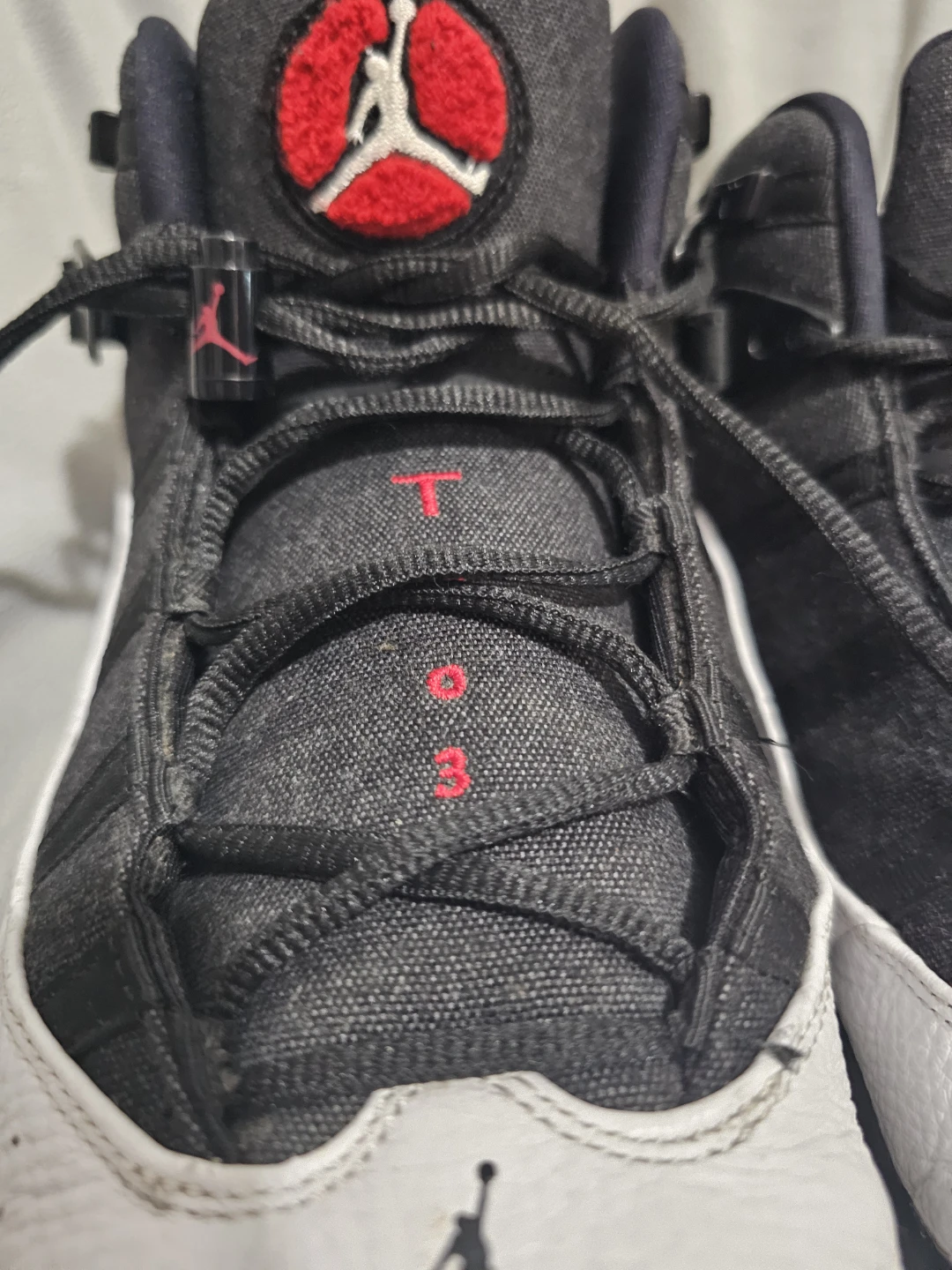 Jordan 6 Rings Sneakers Black and White - photo 2