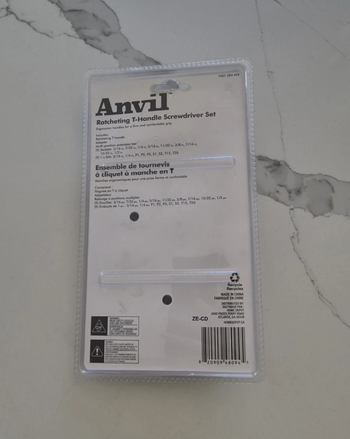 NEW Anvil 21pc T-Handle Srewdriver Set - photo 2