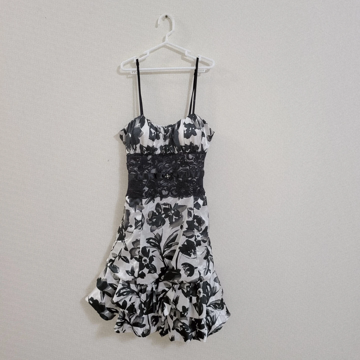 MAJORA Floral Lace Mini Dress (Size S/P) - photo 2