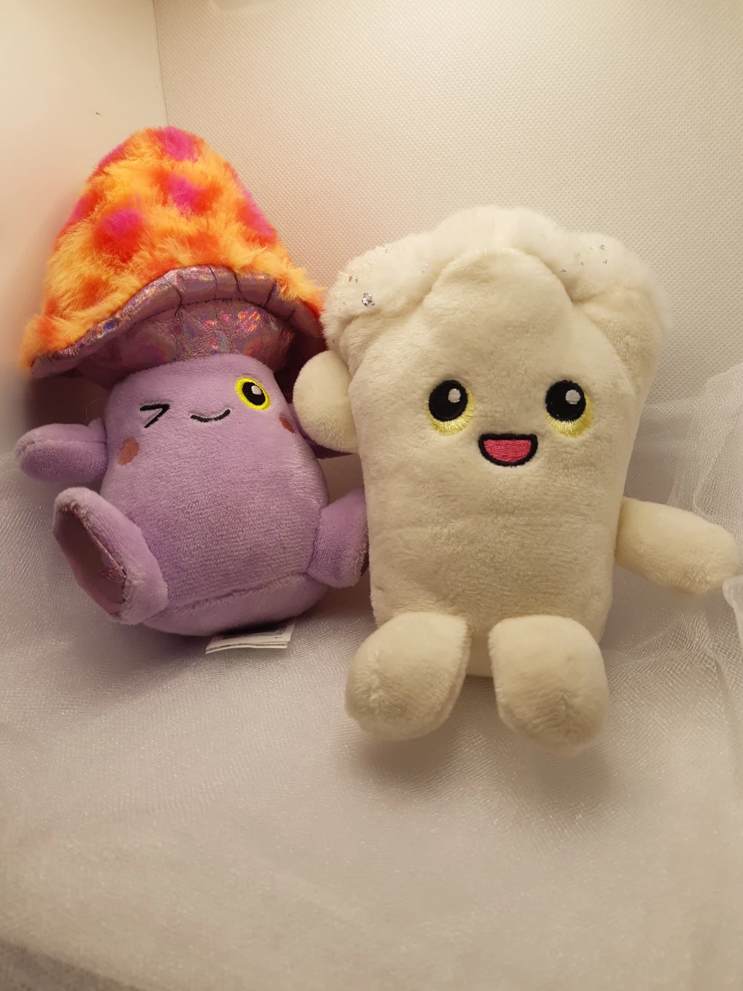 Living On The Veg Mushroom Cauliflower Plush Lot