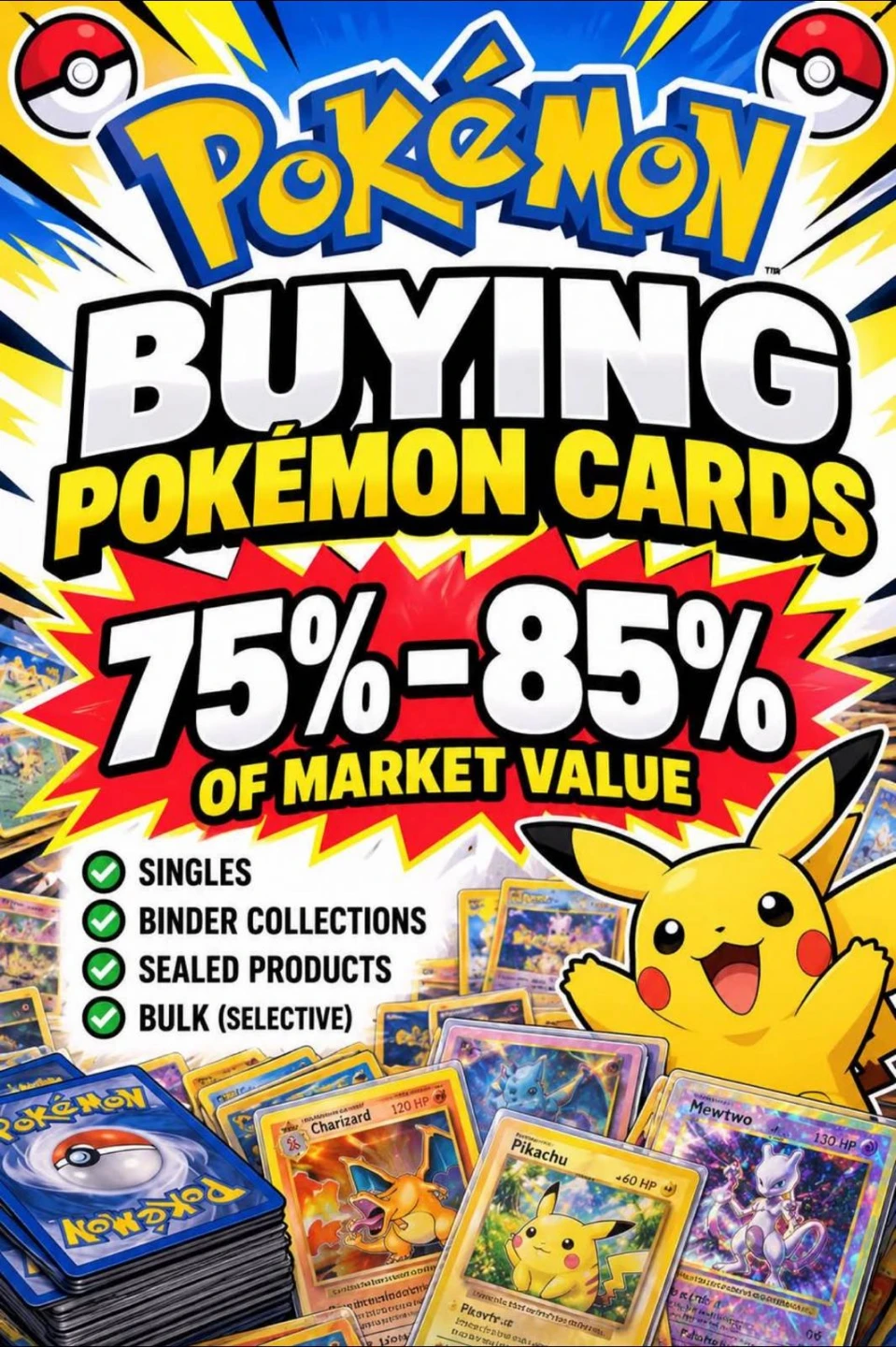 Buying pokemon collections