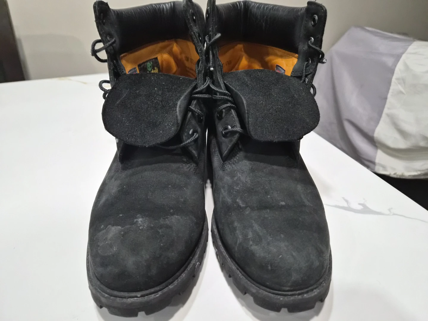 Timberland black boots size 10M