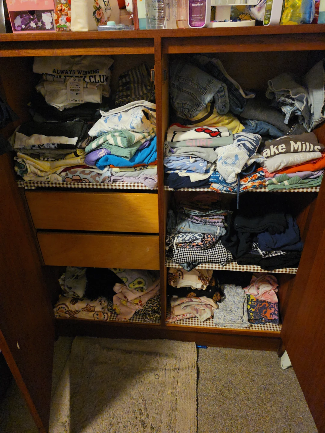 Wooden storage wardrobe cabinet - photo 2