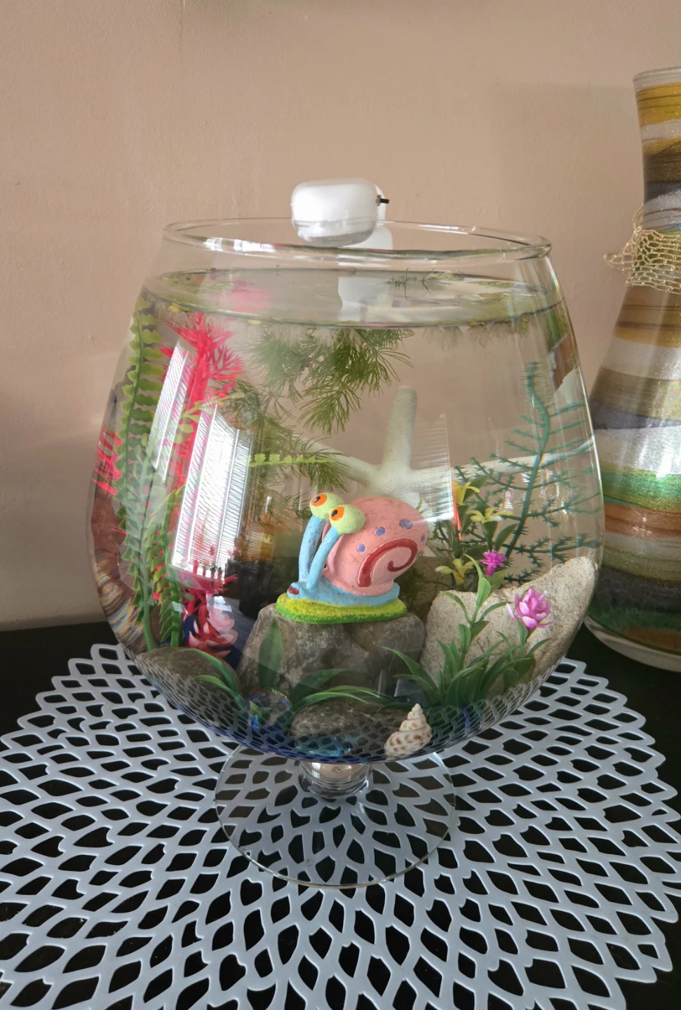 Glass-Shaped 2 Gal Aquarium - photo 2