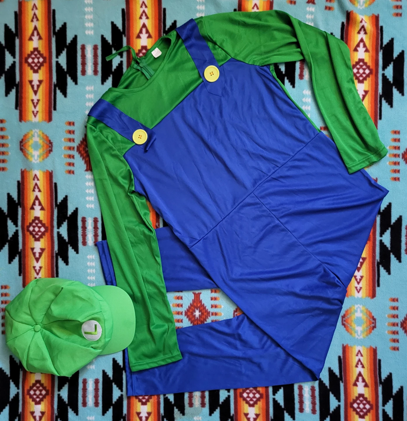 New Luigi Costume with Hat