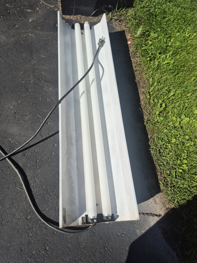 Fluoresent light for garage or shed