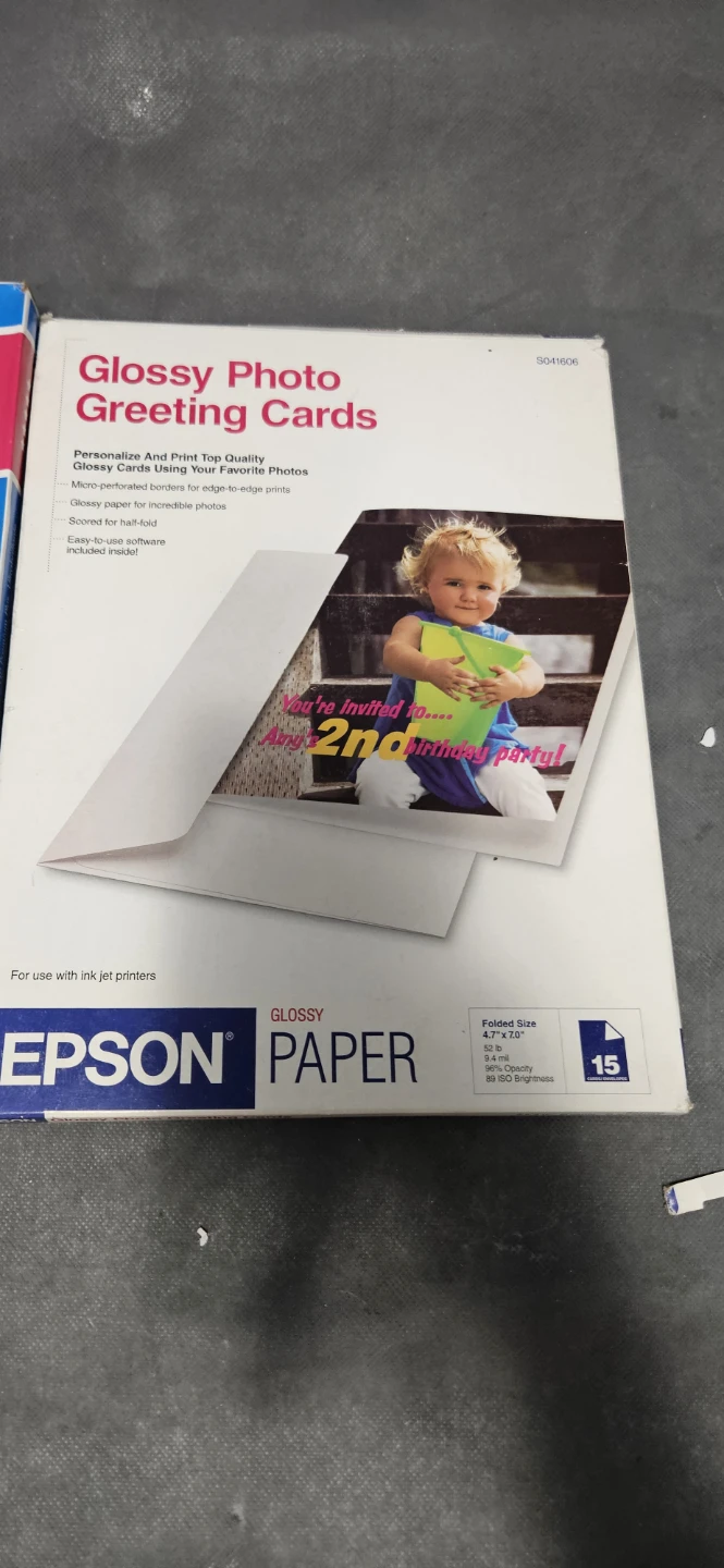 HP Premium Plus Photo Paper & Epson Glossy Greeting Cards - photo 3
