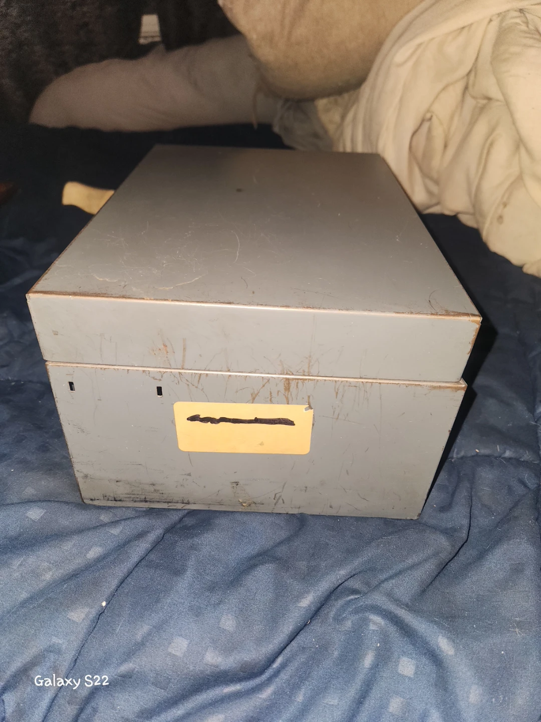Vintage Metal Storage Box - photo 2