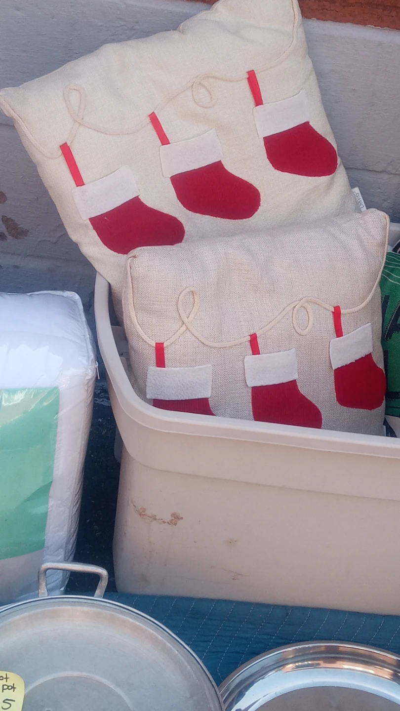 Assorted Christmas Decor and Holiday Pillows