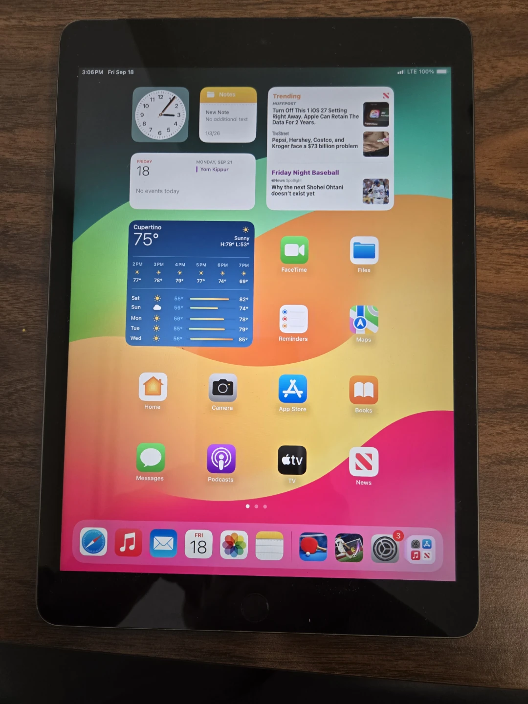 Apple iPad 9th generation