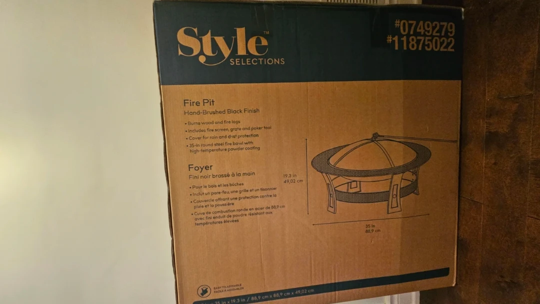 35-inch Round Fire Pit