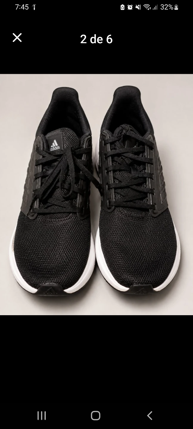 Adidas Cloudfoam Comfort Sneakers Black Size 7 - photo 2