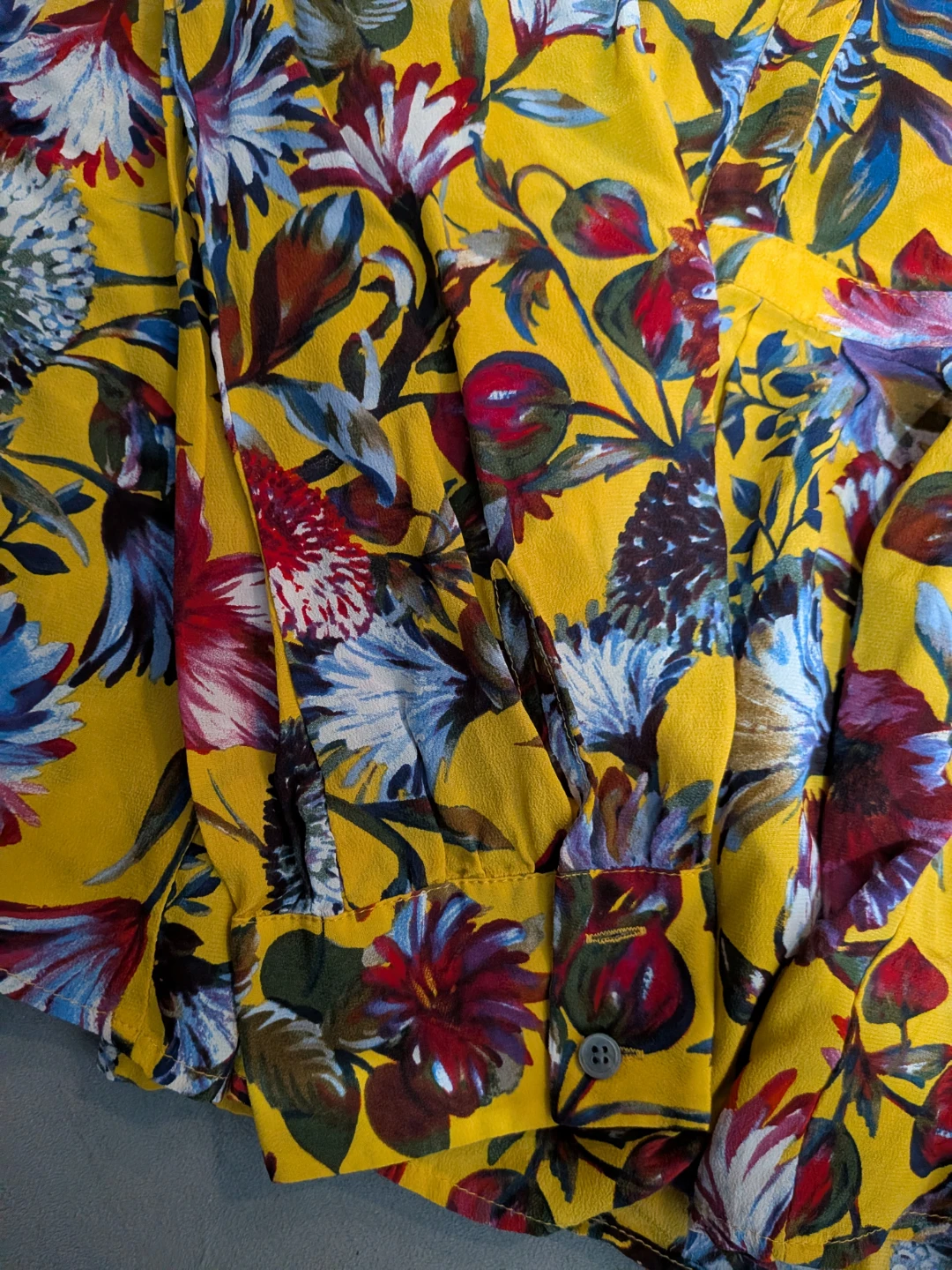 J.Crew Women's Floral Long Sleeve Blouse Size M - photo 2