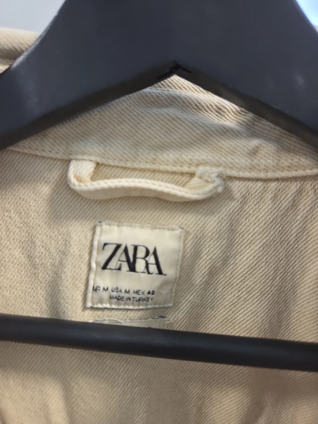 Zara Beige Denim Shirt Jacket - photo 3