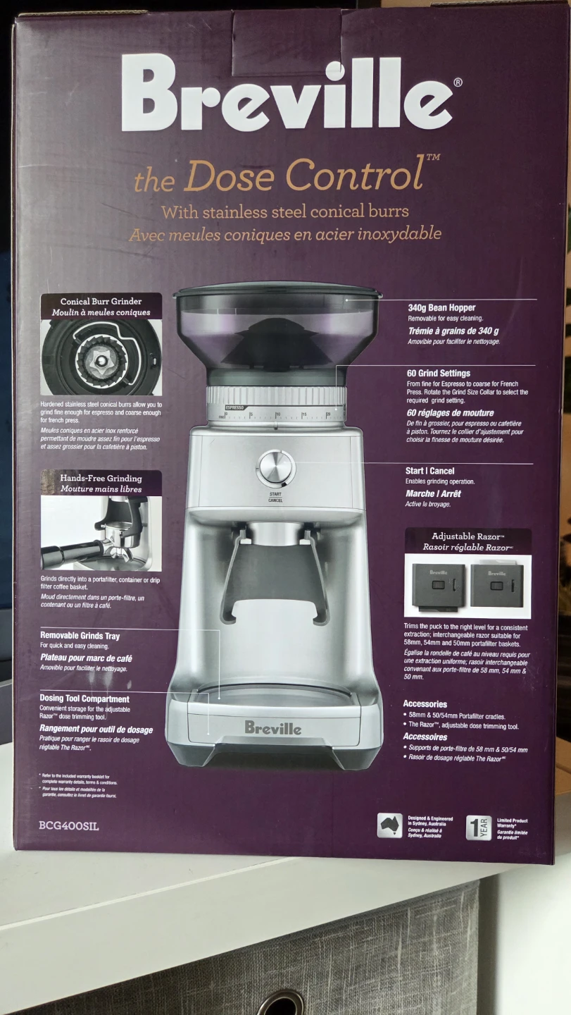 Breville Coffee Grinder - Brand New In Box - photo 2