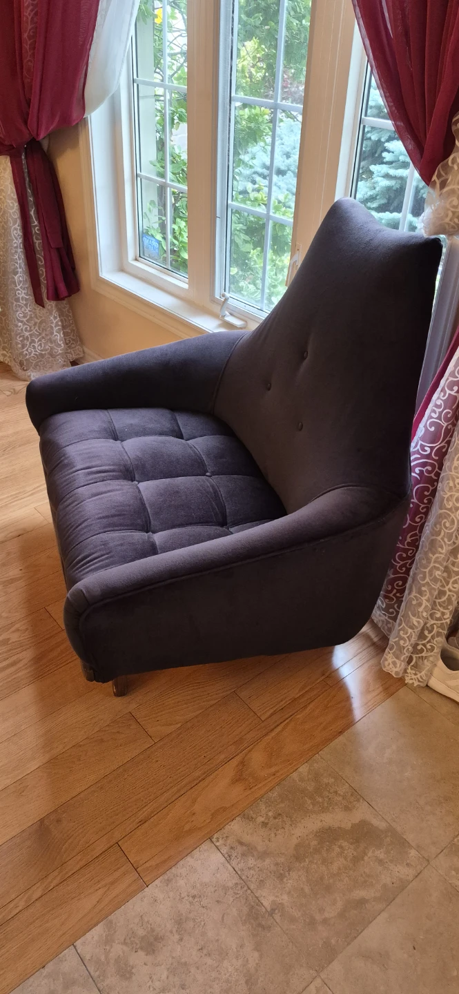 Black Accent Chair - photo 2