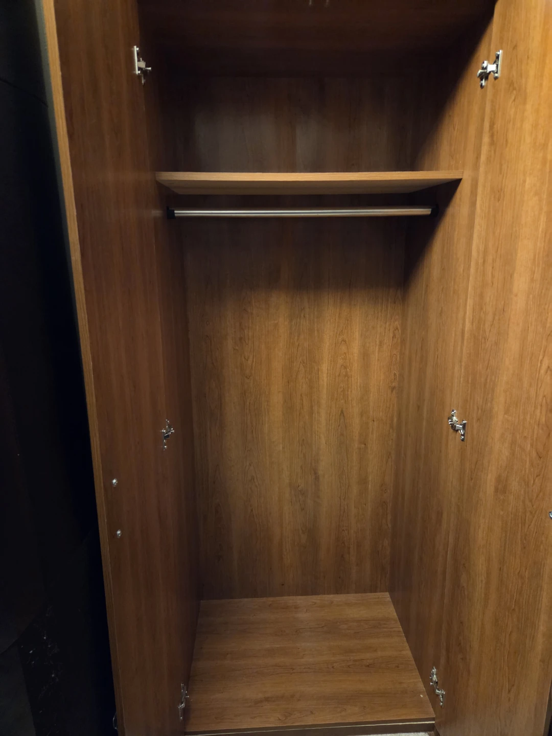 Wooden Two-Door Wardrobe - photo 2