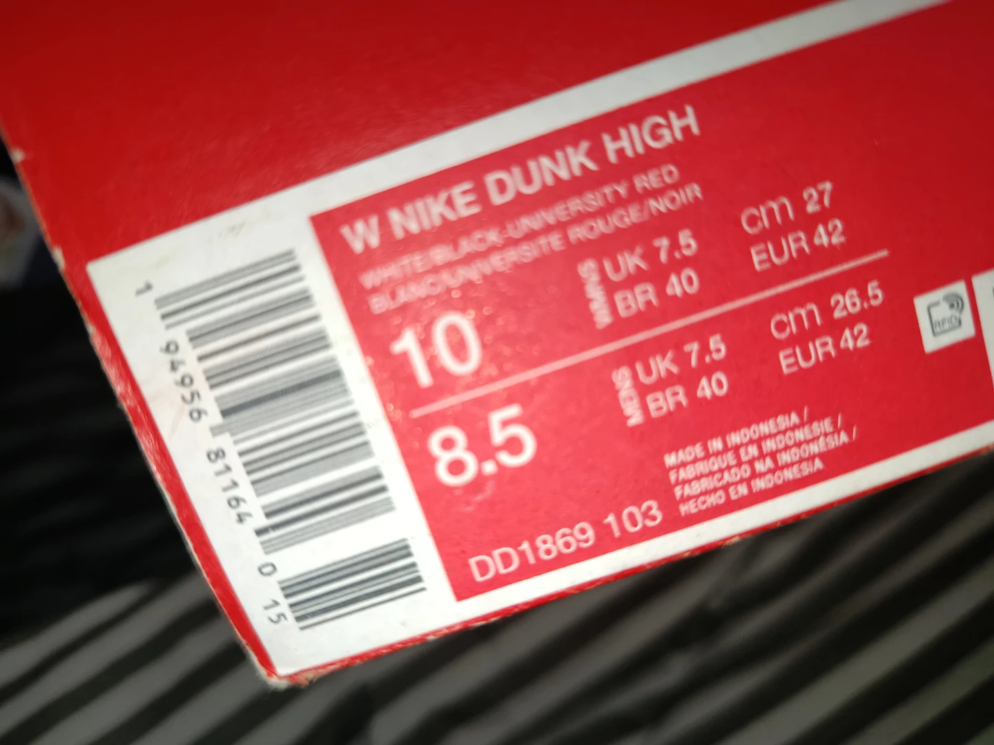 Nike Dunk High Panda Sneakers - photo 4