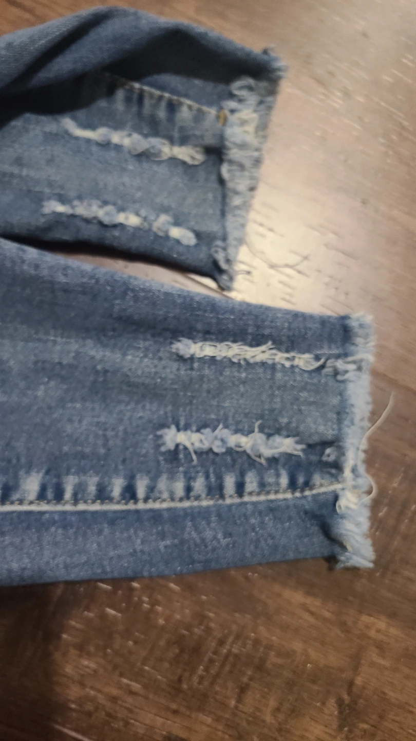 Blue Denim Jeans with Elastic Waist - photo 3