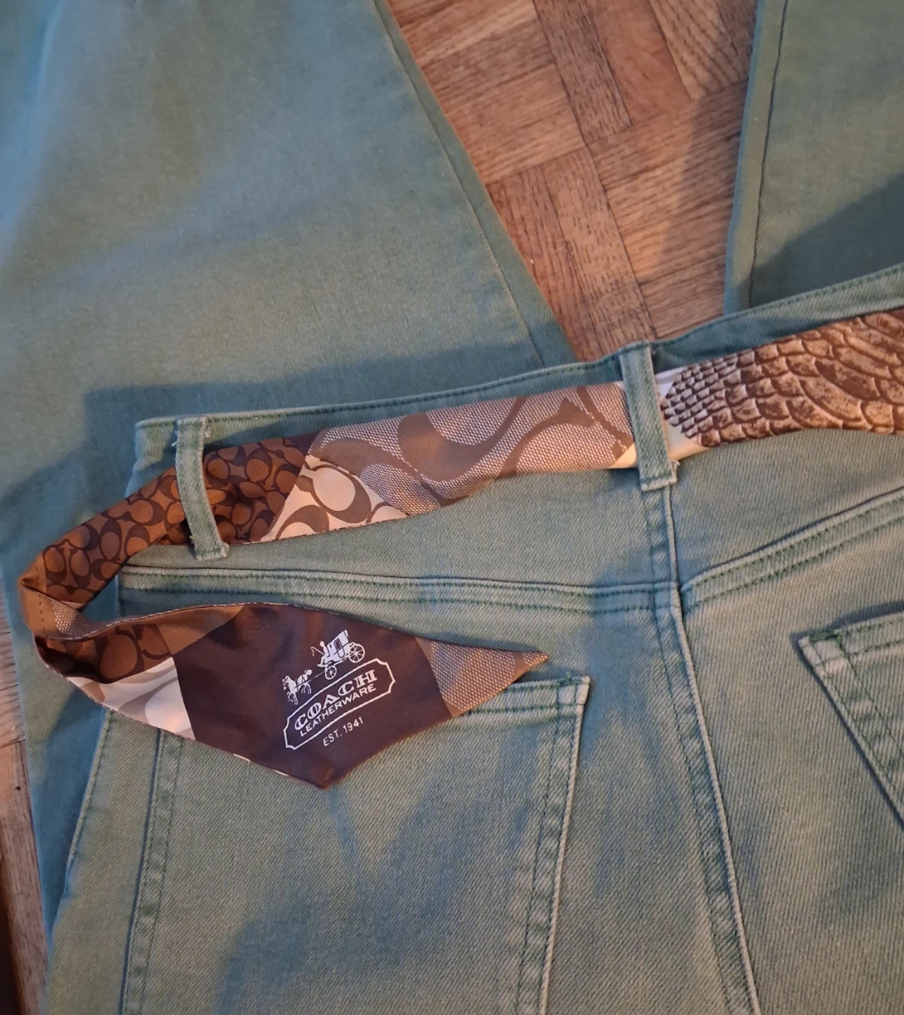 Zara Green Pants Size M - photo 3