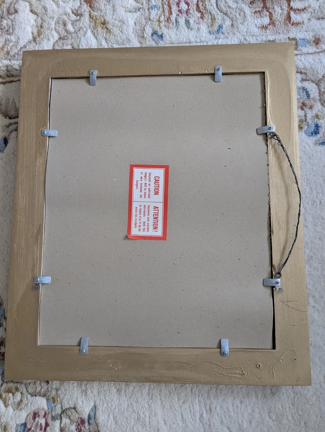 Ornate Gold Framed Wall Mirror - photo 4