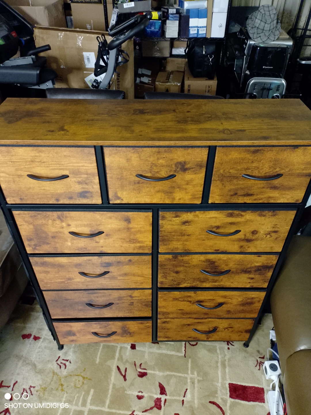 11-Drawer Fabric and Wood Dresser - photo 5