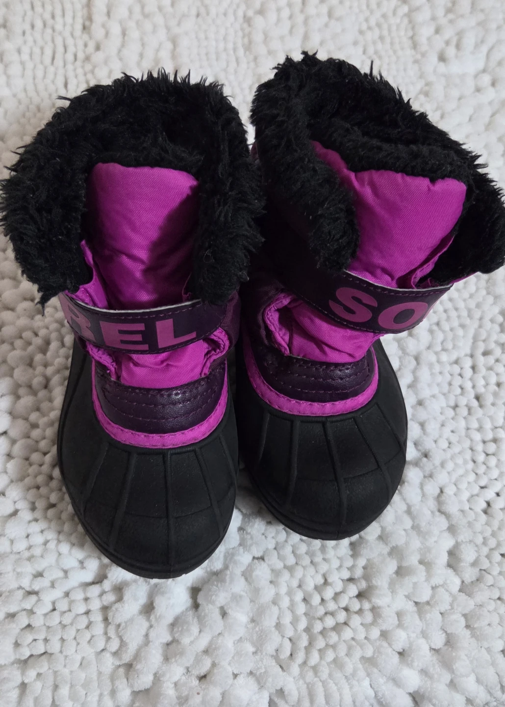 Sorel Pink & Black Winter Boots - Size Toddler 9 - photo 2