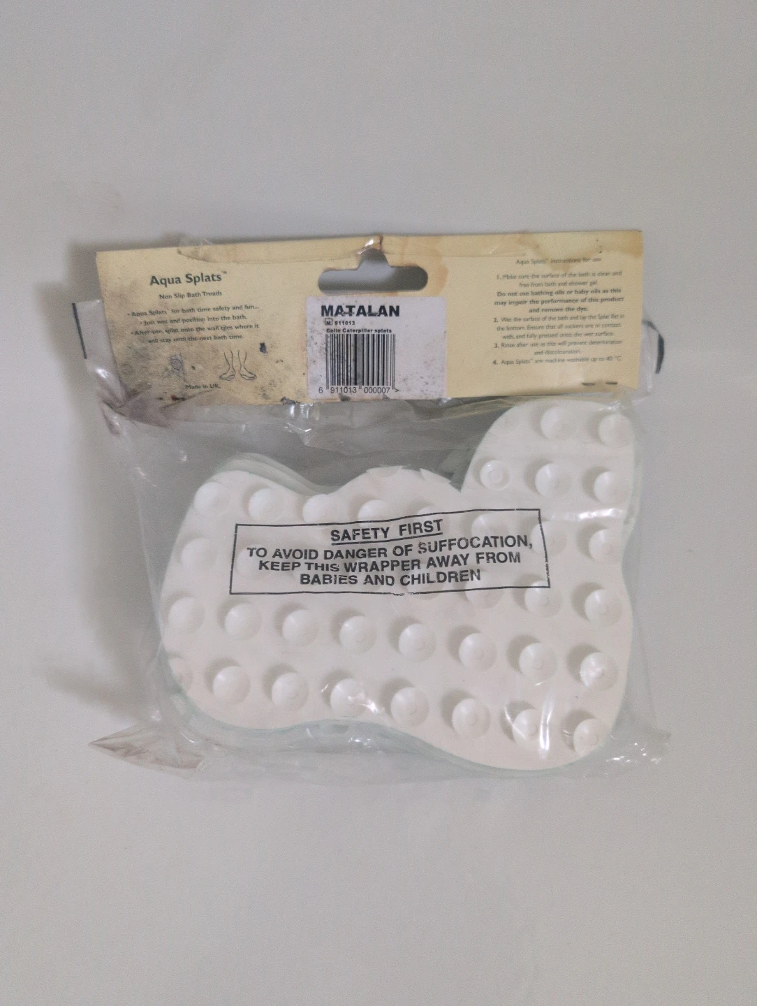 Matalan Aqua Splats Non-Slip Bath Treads - Caterpillar - photo 2