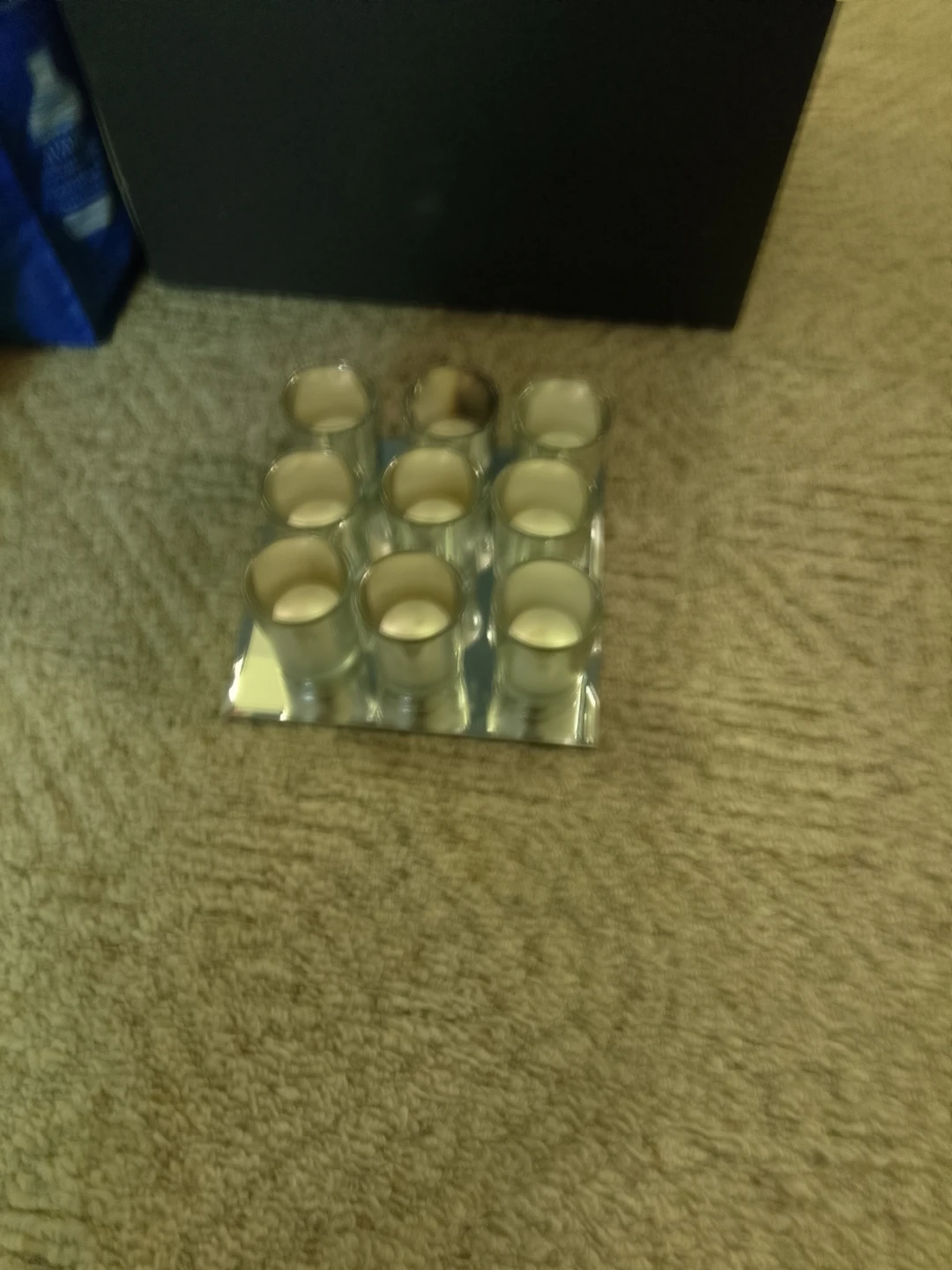 9-Piece Glass Votive Candle Holder Set