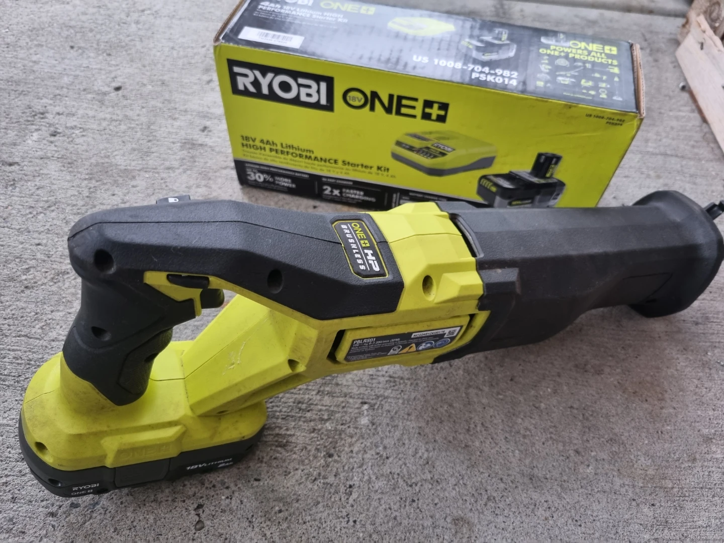 Ryobi ONE+ HP 18V Brushless Reciprocating Saw Kit