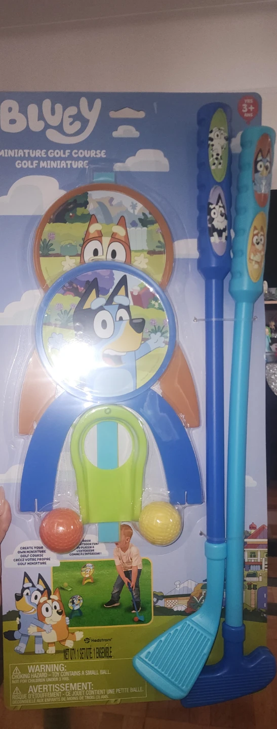 Bluey Miniature Golf Course Toy Set - photo 4
