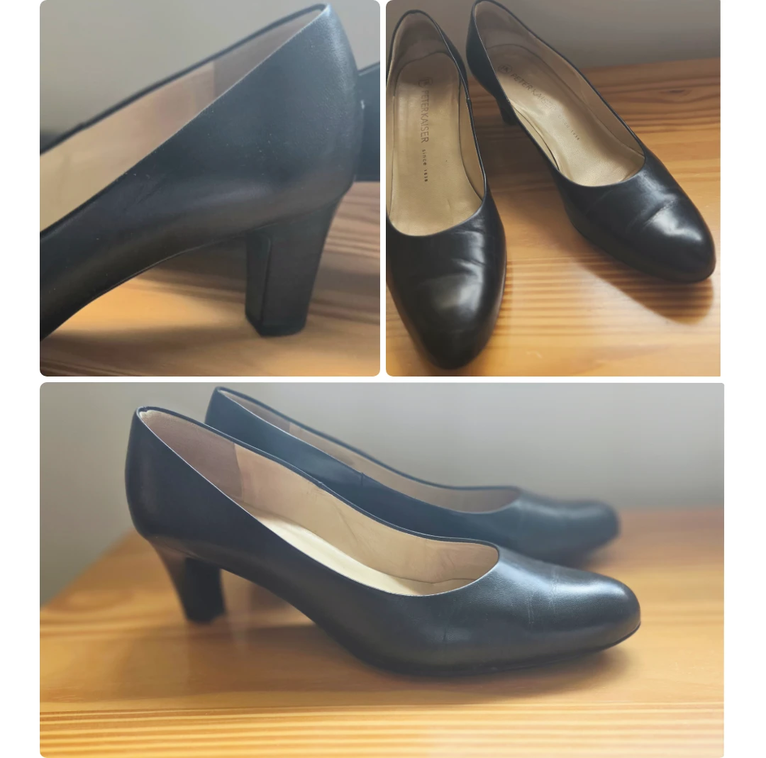 Peter Kaiser Black Leather Pumps size 9