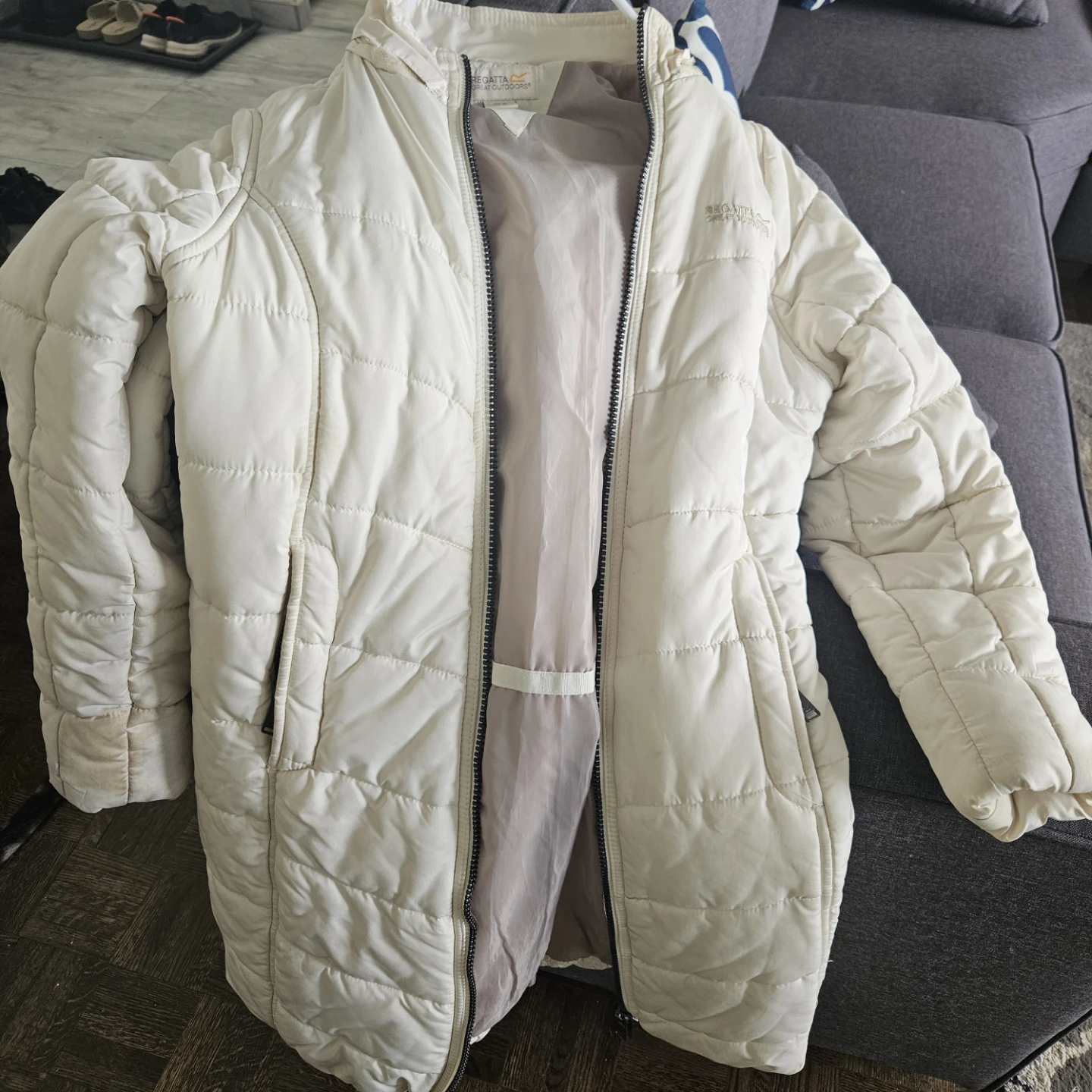 Regatta Great Outdoors Padded Off White Winter Jacket