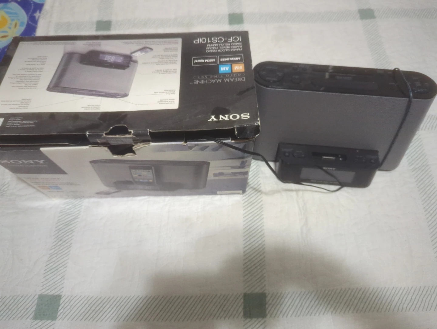 Sony Dream Machine ICF-CS10iP FM/AM Clock Radio