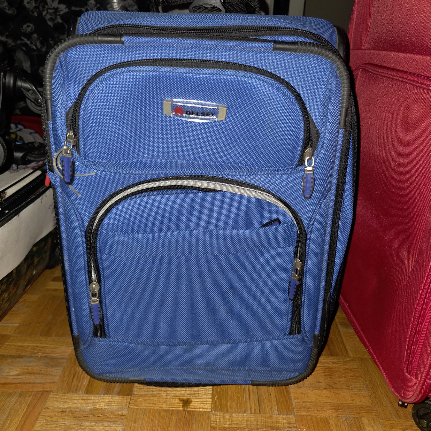 Delsey Blue Carry-On Luggage