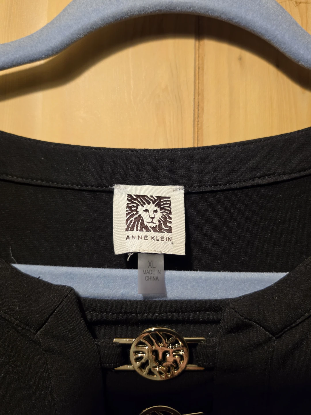 Anne Klein Black Top Size XL - photo 2