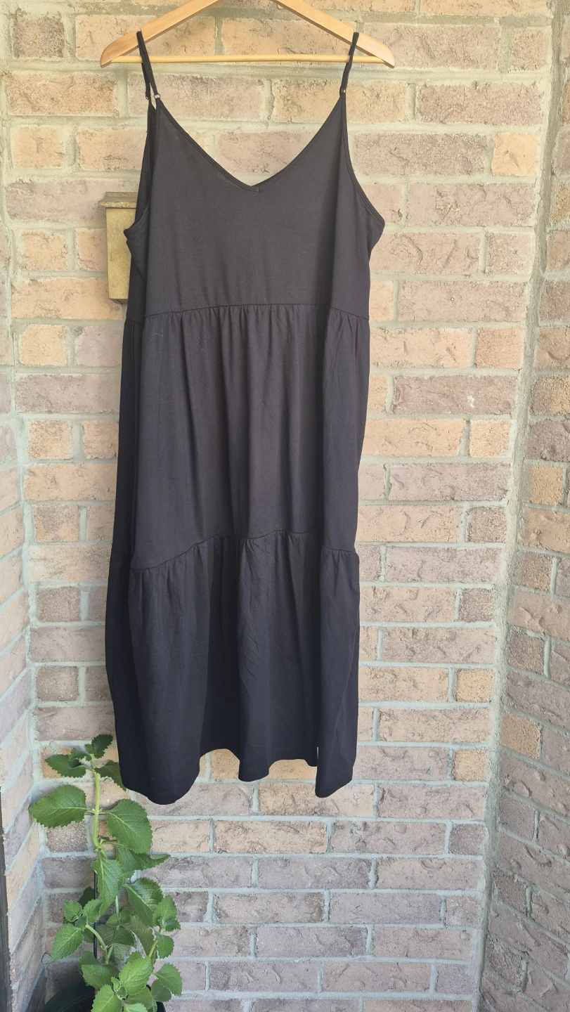 Reitmans Black Tiered Cami Dress XXL - photo 4
